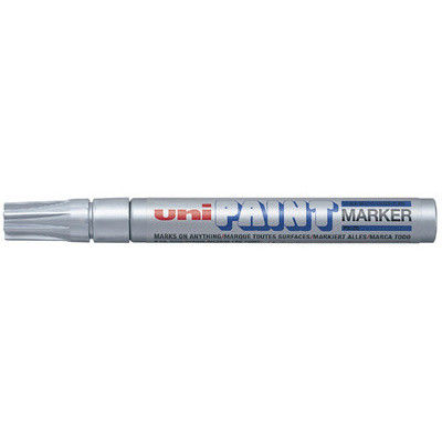 Marqueur permanent - UNIBALL PAINT PX-20 - 2,2-2,8mm pointe ogive - ARGENT