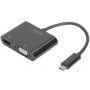 Convertisseur vidéo USB 3.1 USB-C - HDMI/VGA- DIGITUS