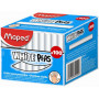 10x Craies MAPED WHITE\'PEPS - BLANC