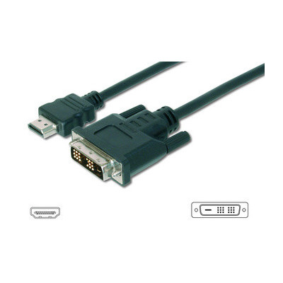 HDMI - DVI-D 18+1 Monitorkabel 2,0 m- DIGITUS