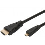 Câble de raccordement High Speed HDMI-A - HDMI-D- DIGITUS