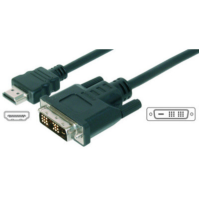 Câble d\'adaptateur High Speed HDMI-A - DVI-D 5,0 m - DIGITUS