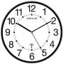 Horloge UNiLUX Wave - 30cm - ARGENT