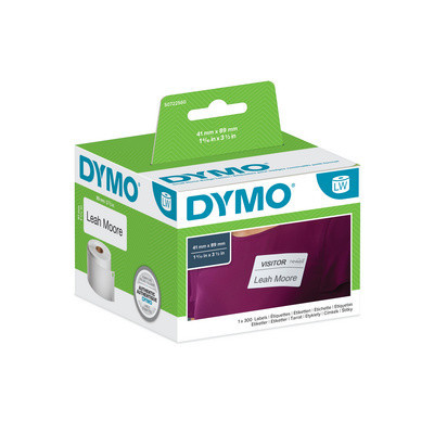 Etiquettes pour badges Dymo LabelWriter - 89x41mm