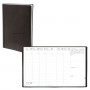 QUOVADIS - Agenda PRESIDENT - 21x27cm  - 1 semaine sur 2 pages couverture TOSCANA NOIR