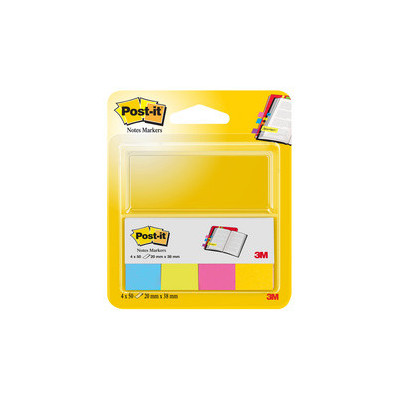 Index marque-page Post-it En papier - 15x50mm - ORANGE