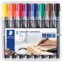 Marqueur - STAEDTLER 352 Lumocolor - 2mm pointe ogive - COULEURS ASSORTIES