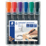 Marqueur - STAEDTLER 352 Lumocolor - 2mm pointe ogive - COULEURS ASSORTIES