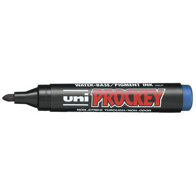 Marqueur permanent - UNIBALL PROCKEY PM-122 - 1,8-2,2mm pointe ogive - BLEU