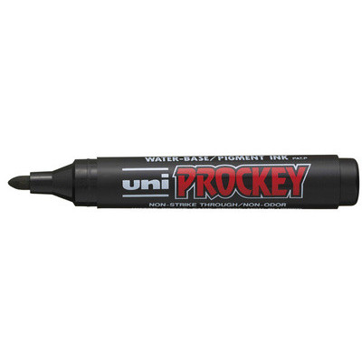 Marqueur permanent - UNIBALL PROCKEY PM-122 - 1,8-2,2mm pointe ogive - NOIR