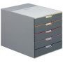 Module de classement VARICOLOR 5, avec 5 tiroirs- DURABLE -
