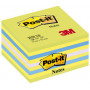 Notes repositionnables Post-it Cube - 76x76mm - 450 feuilles - JAUNE