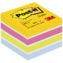 Notes repositionnables Post-it Cube mini - 5,1x5,1cm - 400 feuilles - ROSE/ORANGE