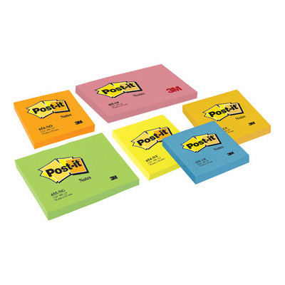 Notes repositionnables Post-it- 76x76mm - 100 feuilles - JAUNE