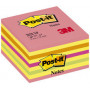 Notes repositionnables Post-it Light plaisir - 76x76mm - 450 feuilles - ASSORTI