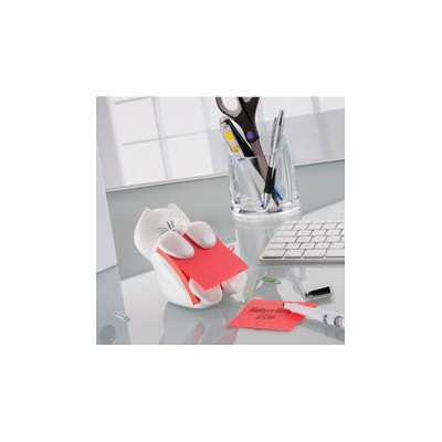 Index marque-page Post-it Z-Notes Chat - 76x76mm - BLANC