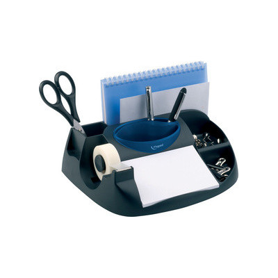 Porte-accessoires MAPED Essentials Green - 3 compartiments - NOIR