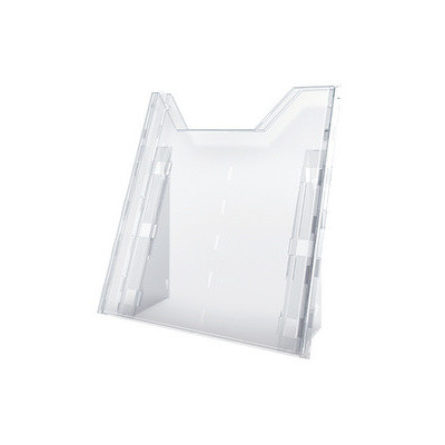Porte-brochures COMBIBOXX A4, transparent - DURABLE - TRANSPARENT