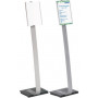 Support d\'information INFO SIGN stand, A4, aluminium - DURABLE -