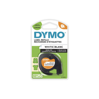 Ruban marquage Dymo - 12mmx4m - NOIR