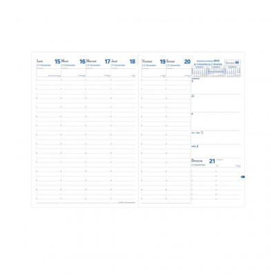 QUOVADIS - Recharge pour agenda EU 09/09 format 21x29,7cm