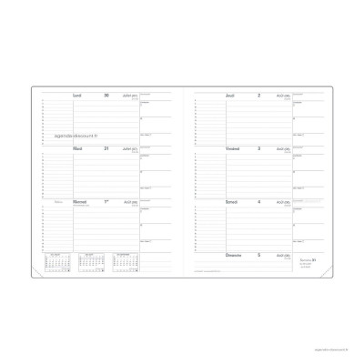 QUOVADIS - Recharge pour agenda LE PRINCIPAL format 18x24cm