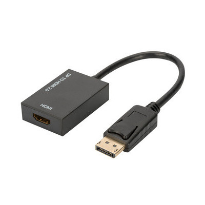 Câble convertisseur DisplayPort 1.2 Mâle DP / HDVI-I, 0,2 m- DIGITUS