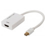 Câble convertisseur DisplayPort 1.2 Mâle mDP / HDMI-I, 0,2 m- DIGITUS