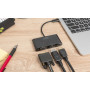 Adaptateur graphique Displayport triple USB-C 3en1 (HDMI/DP/VGA) - DIGITUS