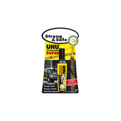 Colle universelle liquide UHU SUPER 7 - 7g -