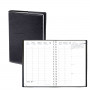 QUOVADIS - Agenda MINISTRE S à spirale Septembre - Club noir ebene  - 16x24cm - 1 semaine sur 2 pages + répertoire