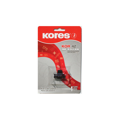 Rouleau encreur pour IR78/CP17 SHARP EL-2901E - NOIR/ROUGE - KORES