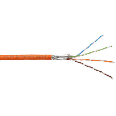 Rouleau câble Ethernet DIGITUS - Cat7 - S/FTP - 100m - ORANGE
