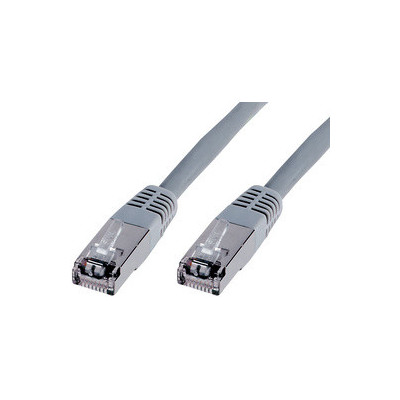 Câble patch Ethernet DIGITUS - SF/UTP croisé - Cat5e - 2m- GRIS