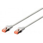 Câble patch Ethernet DIGITUS - Cat6 - S/FTP - 1m - ROUGE