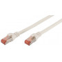 Câble patch Ethernet DIGITUS - Cat6 - S/FTP - 0,5m- GRIS