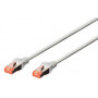 Câble patch Ethernet DIGITUS - Cat6 - S/FTP - 0,5m - ORANGE