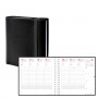QUOVADIS - Agenda TIME&LIFE MEDIUM noir Septembre - 16x16cm - 1 semaine sur 2 pages