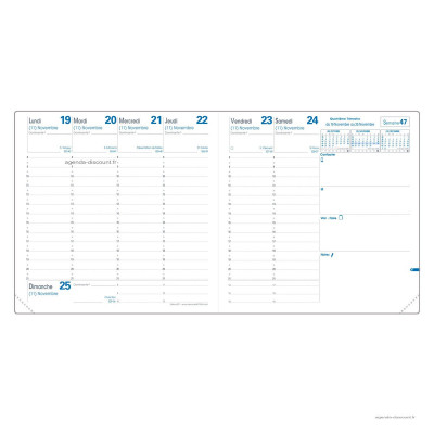 QUOVADIS - Recharge pour agenda EXECUTIF format 16x16cm