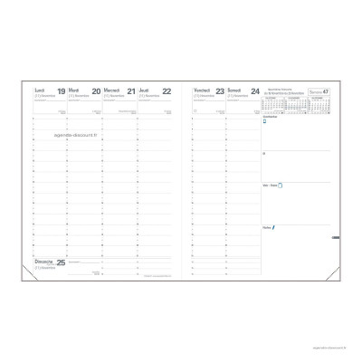 QUOVADIS - Recharge pour agenda President format 21x27cm