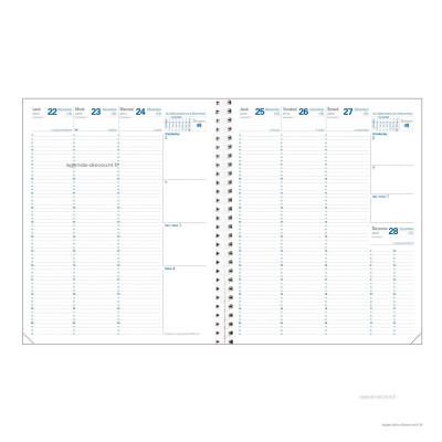QUOVADIS - Recharge pour agenda EUREQUART format 24x30cm