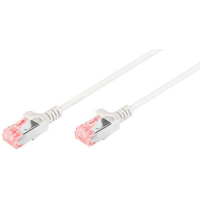 Câble patch Ethernet DIGITUS - Slim Cat6 - U/FTP - 0,5m- GRIS