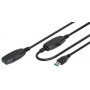 Câble rallonge USB 3.0 - USB-A mâle - USB-Afemelle - 20,0 m - DIGITUS