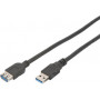 Câble Rallonge USB 3.0 USB-A / USB-A femelle - 1,8 m - DIGITUS