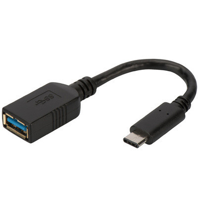 Câble USB 3.0, USB-C / USB-A femelle - 0,15 m- DIGITUS
