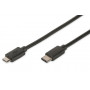 Câble USB 2.0, USB-C mâle / micro USB-B mâle - 1,8 m- DIGITUS