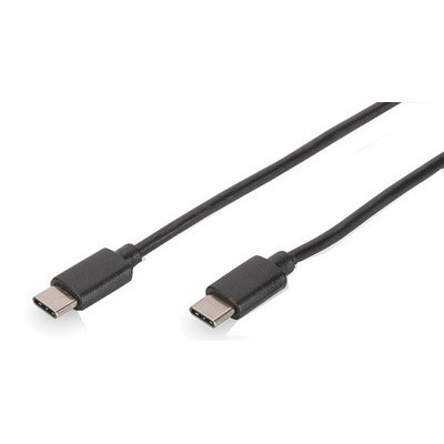 Câble USB 2.0, USB-C mâle / USB-C mâle - 1,0 m- DIGITUS