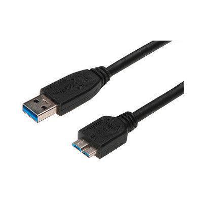 Câble rallonge USB 3.0 - USB-A mâle - USB-B micro - 0,5 m - DIGITUS