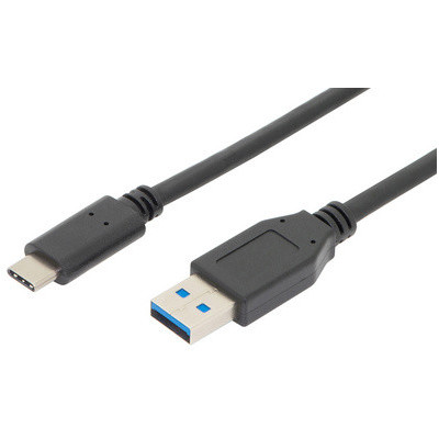 Câble USB 3.1, USB-C / USB-A - 1,0 m- DIGITUS