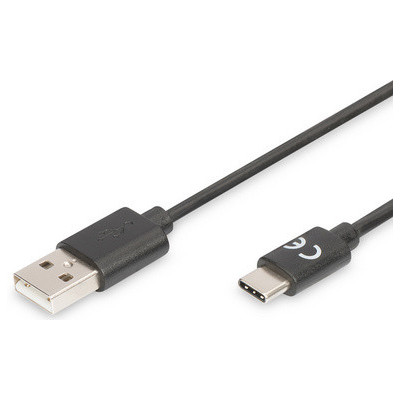 Câble USB 2.0, USB-C / USB-A - 3,0 m- DIGITUS